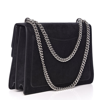 Gucci Suede Medium Dionysus Shoulder Bag Black 3 of 11