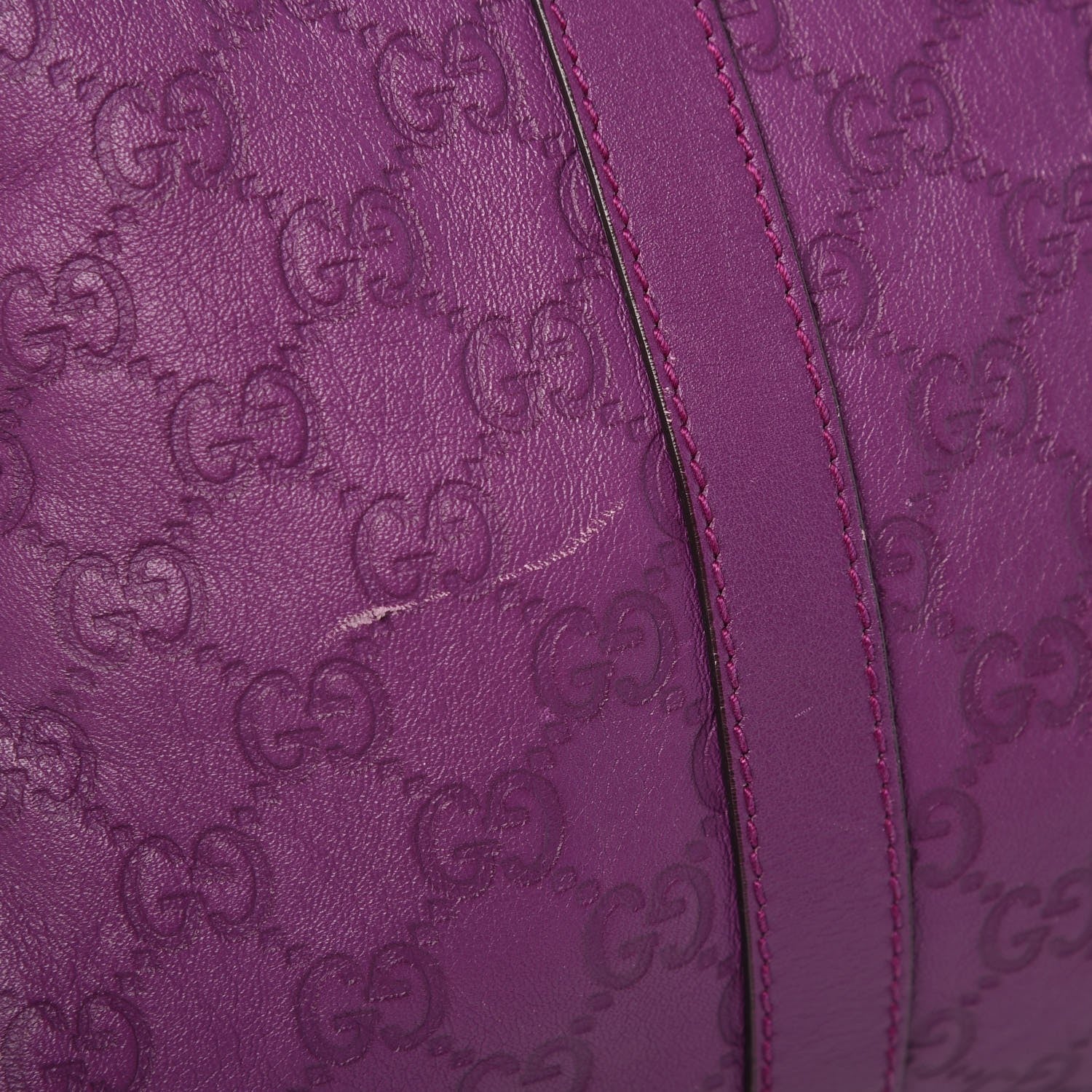 Gucci Guccissima Medium Joy Boston Purple 12 of 15