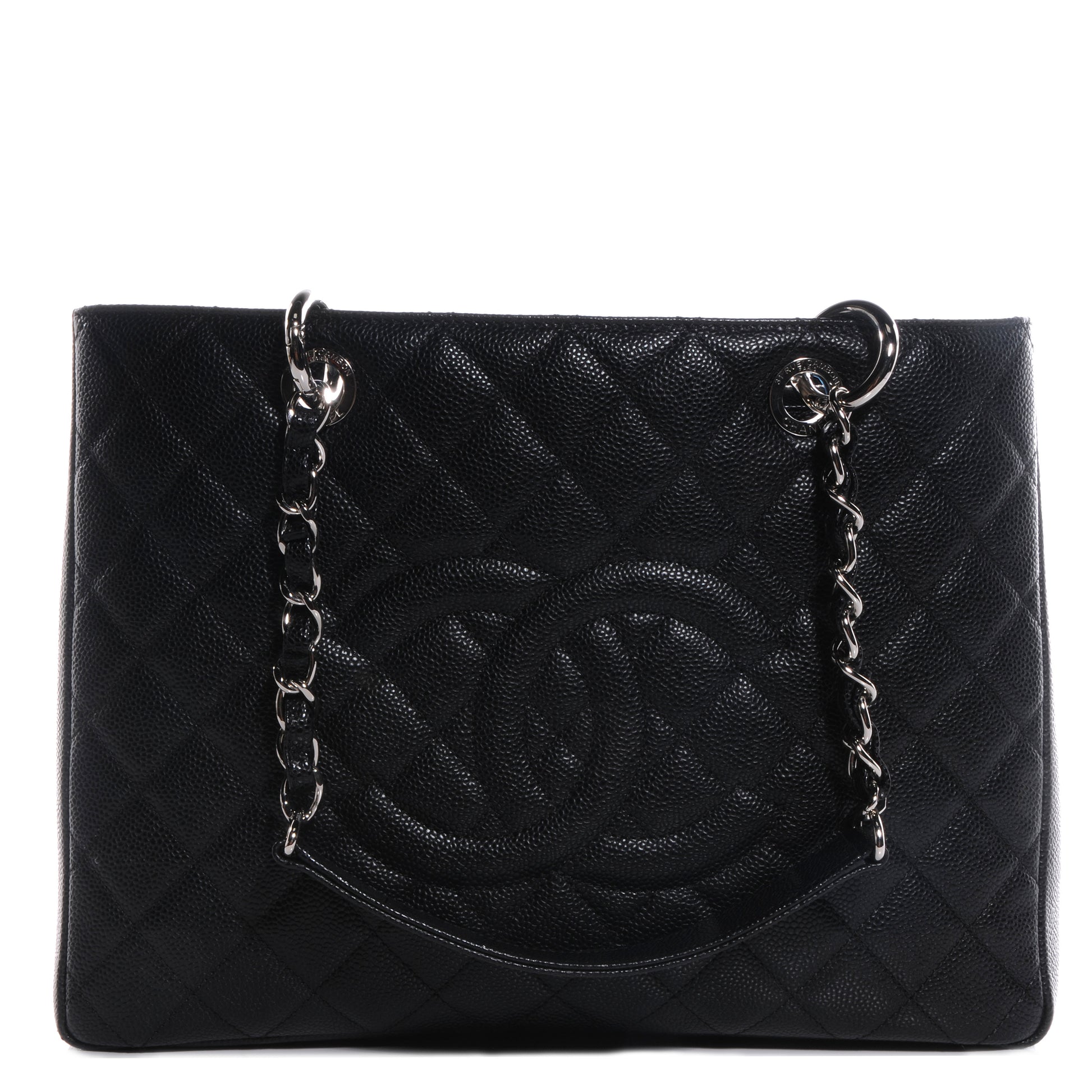 Chanel Caviar Grand Shopping Tote GST Black 1 of 8