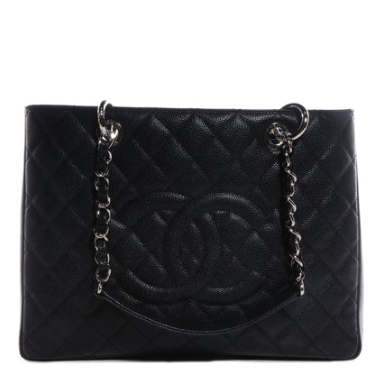 Chanel Caviar Grand Shopping Tote GST Black 1 of 8