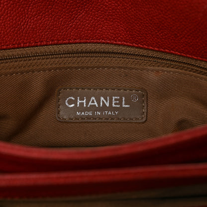 Chanel Caviar Quilted Medium Simply CC Flap Red 6 of 12