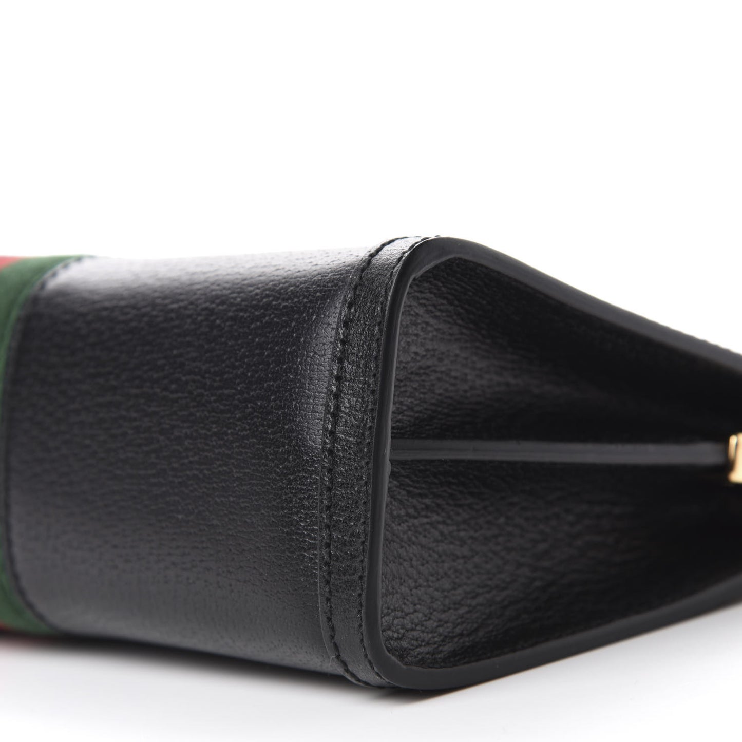 Calfskin GG Web Small Ophidia Chain Shoulder Bag Black