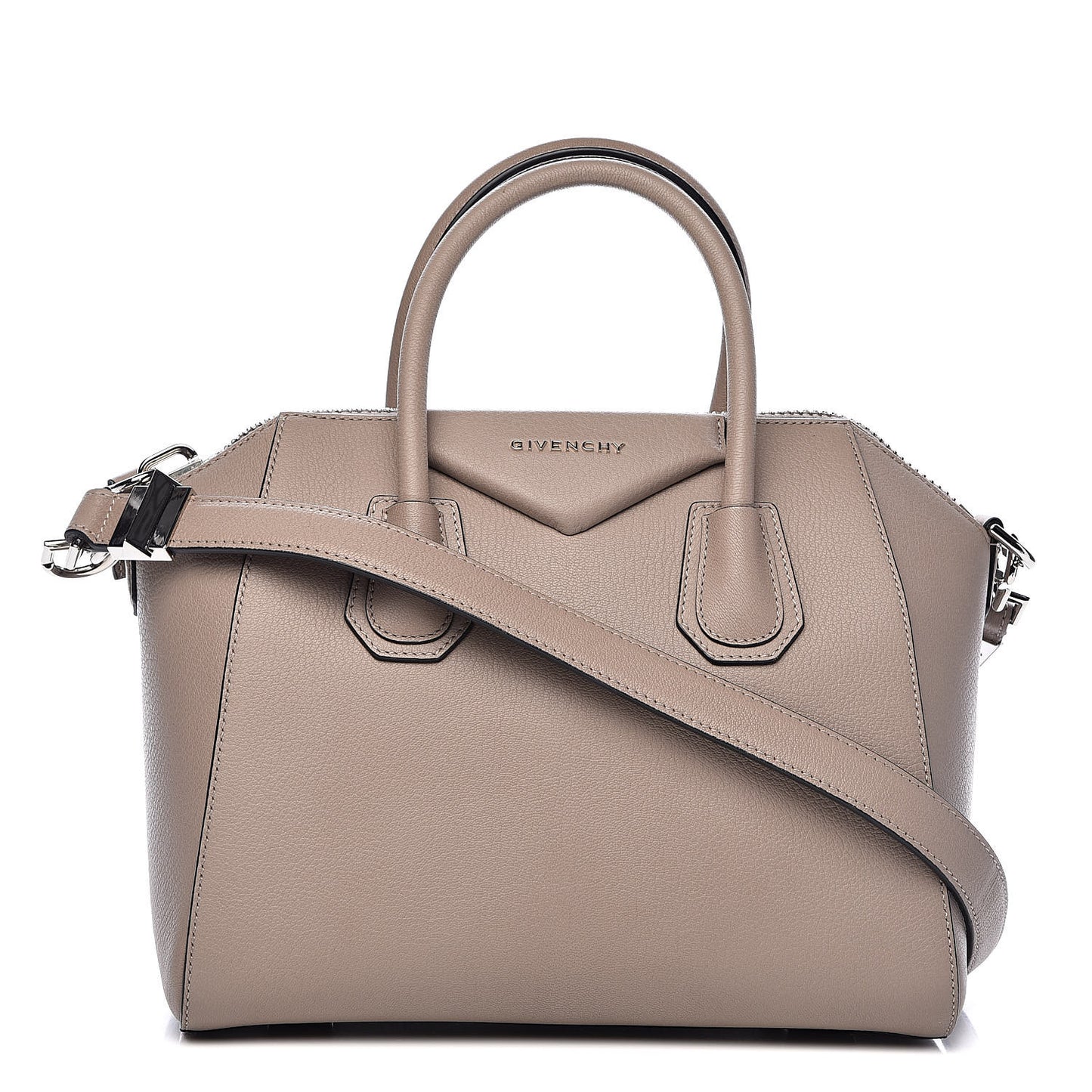 Sugar Goatskin Small Antigona Mastic