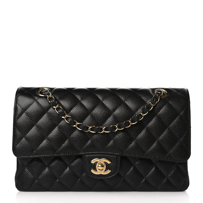 Chanel Caviar Quilted Medium Double Flap Black 1 of 9