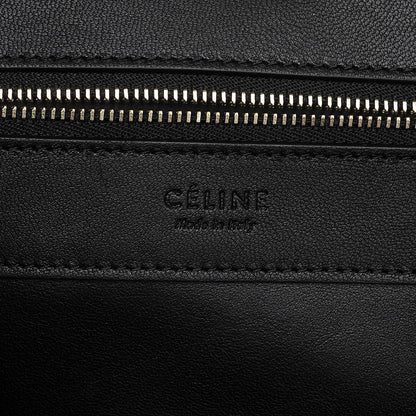 Celine Lambskin Horizontal Cabas Black 6 of 6