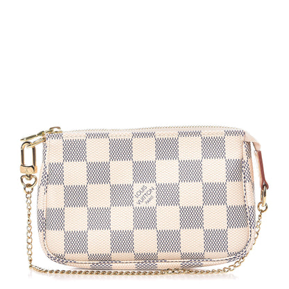 Louis Vuitton Damier Azur Mini Pochette Accessories 1 of 8