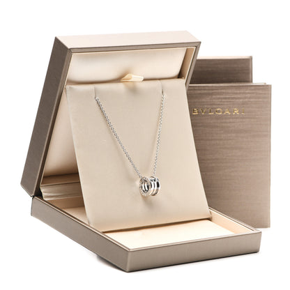 Bulgari 18K White Gold B.Zero1 Pendant Necklace 7 of 7