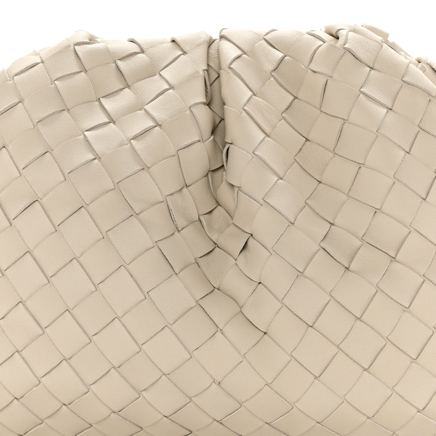 Bottega Veneta Nappa Maxi Intrecciato The Pouch Oversized Clutch Plaster 8 of 12