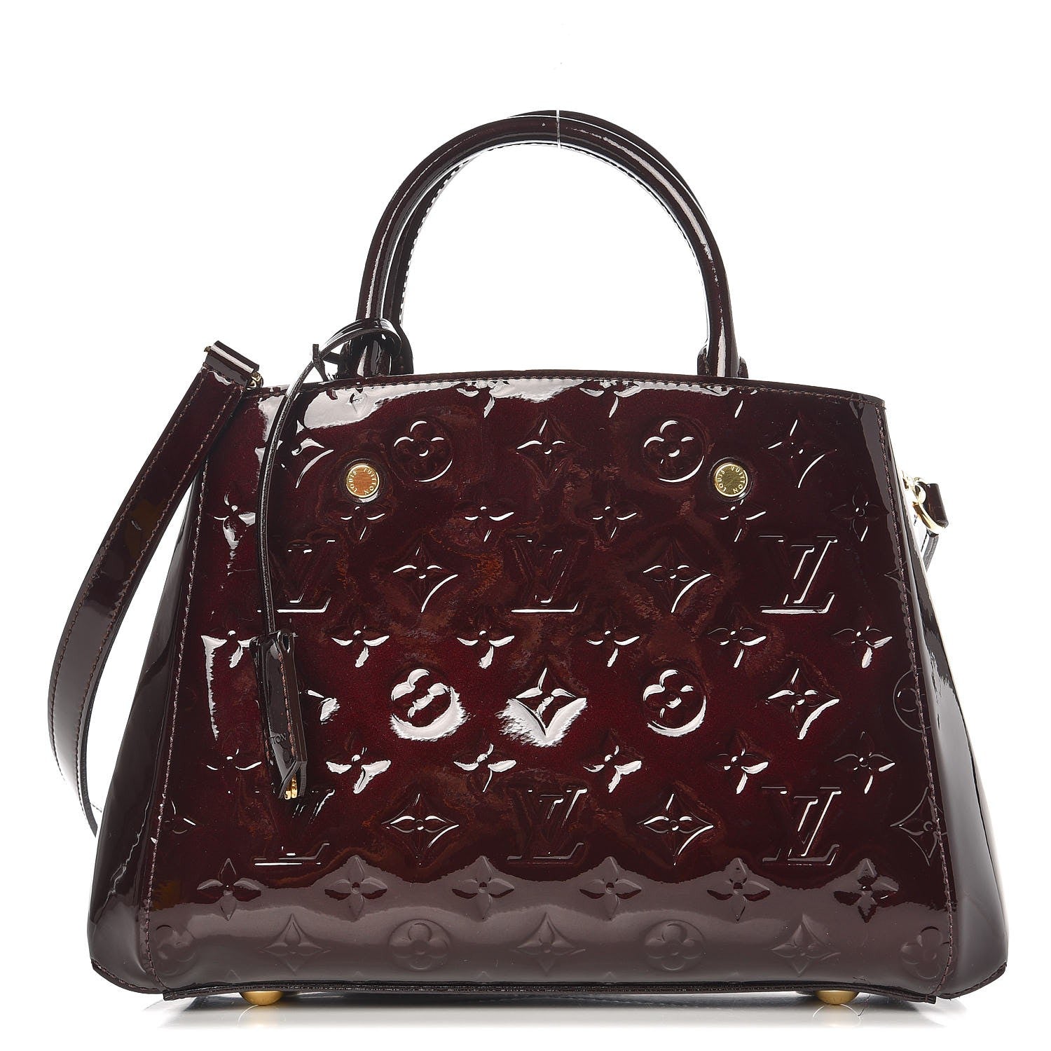 Louis Vuitton Vernis Montaigne BB Amarante 1 of 9