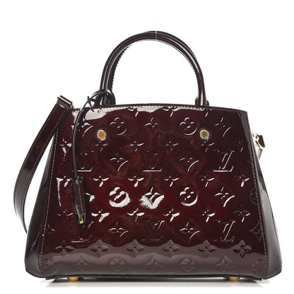 Louis Vuitton Vernis Montaigne BB Amarante 1 of 9