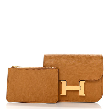 Hermes Epsom Constance Slim Wallet Sesame 3 of 8