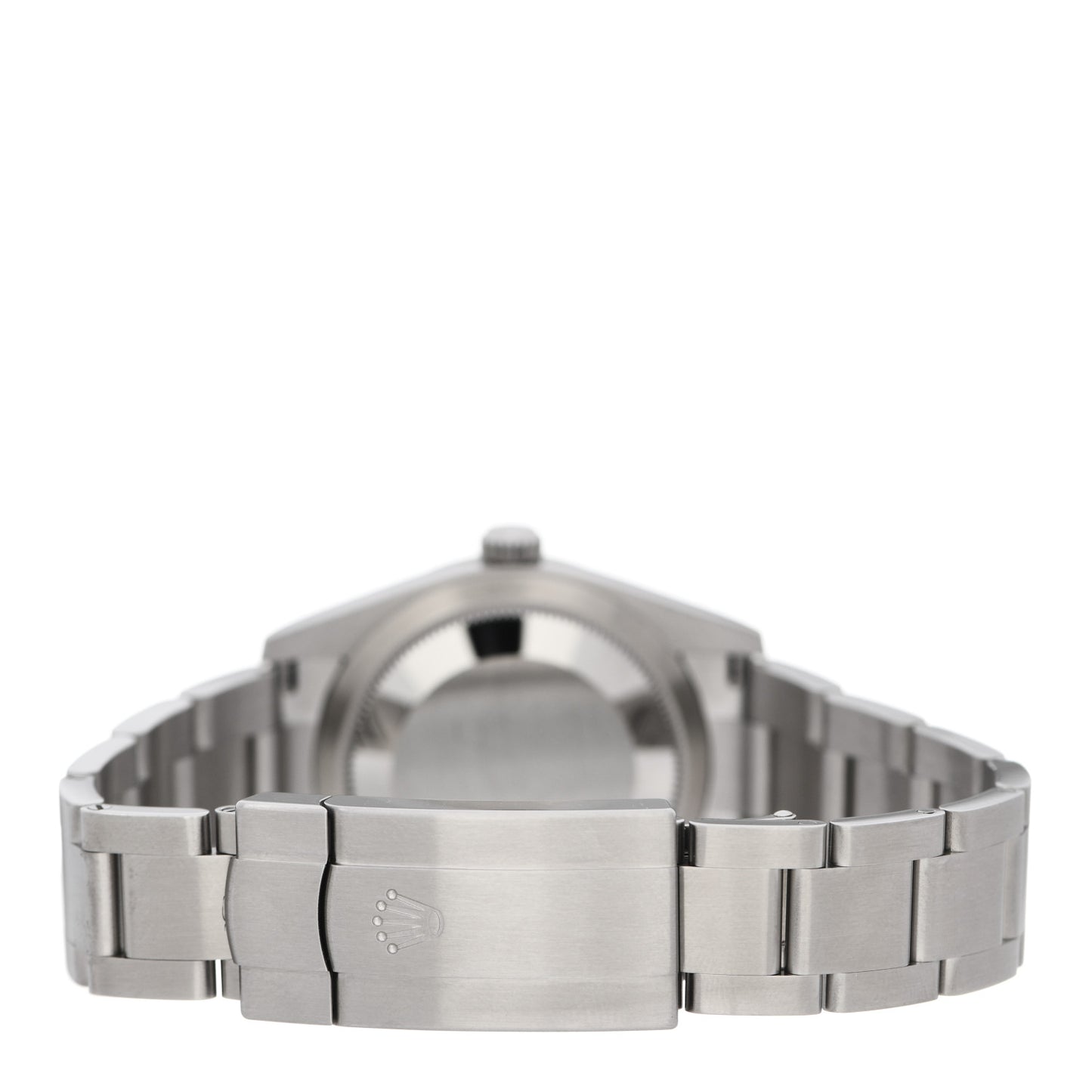 Stainless Steel 34mm Oyster Perpetual Watch Bright Black 124200