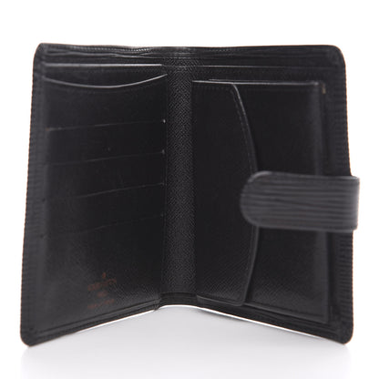 Louis Vuitton Epi Porte-Billets Compact Wallet Black 3 of 8