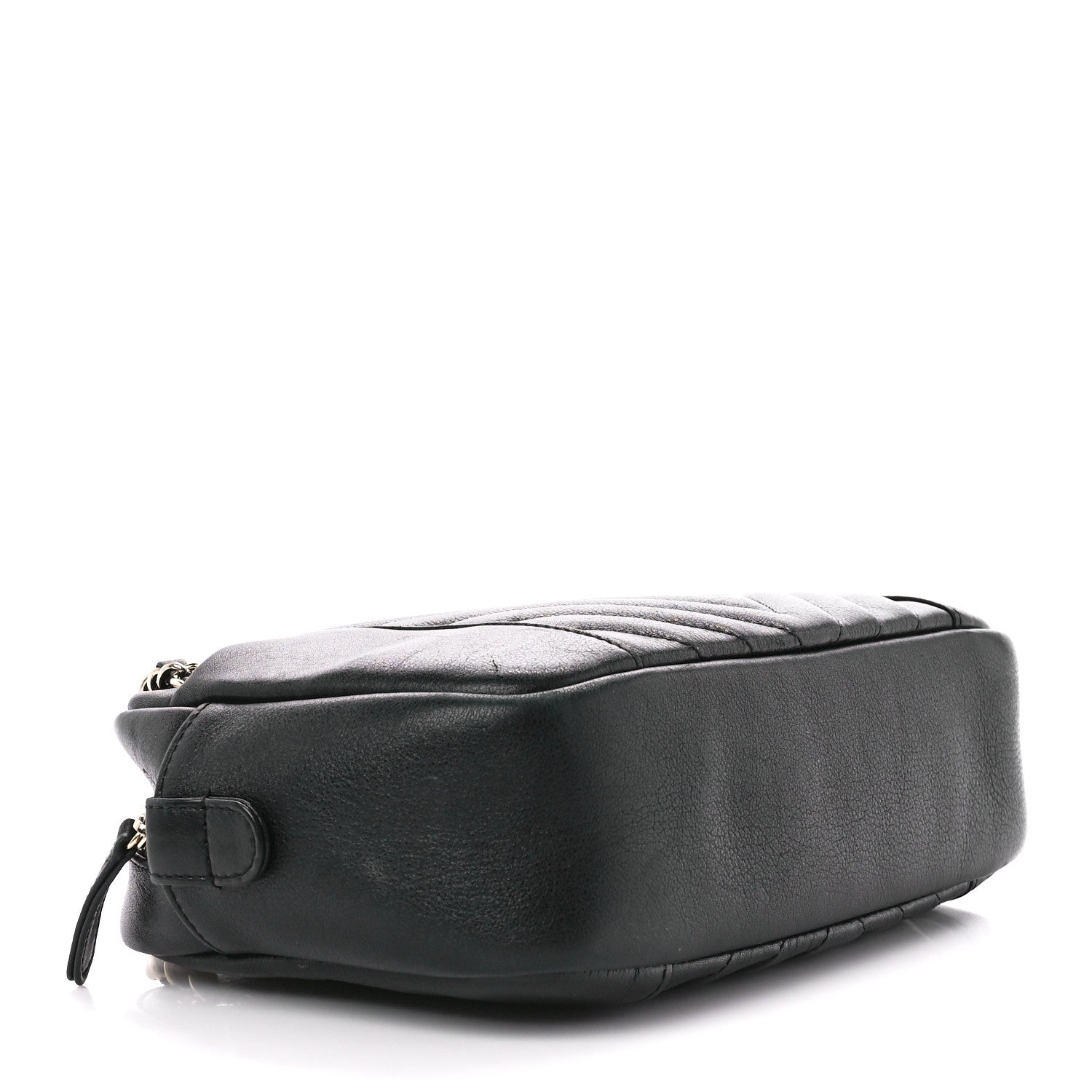 Chanel Calfskin Quilted Daily Chevron Camera Case Black 4 of 12