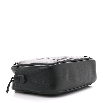 Chanel Calfskin Quilted Daily Chevron Camera Case Black 4 of 12