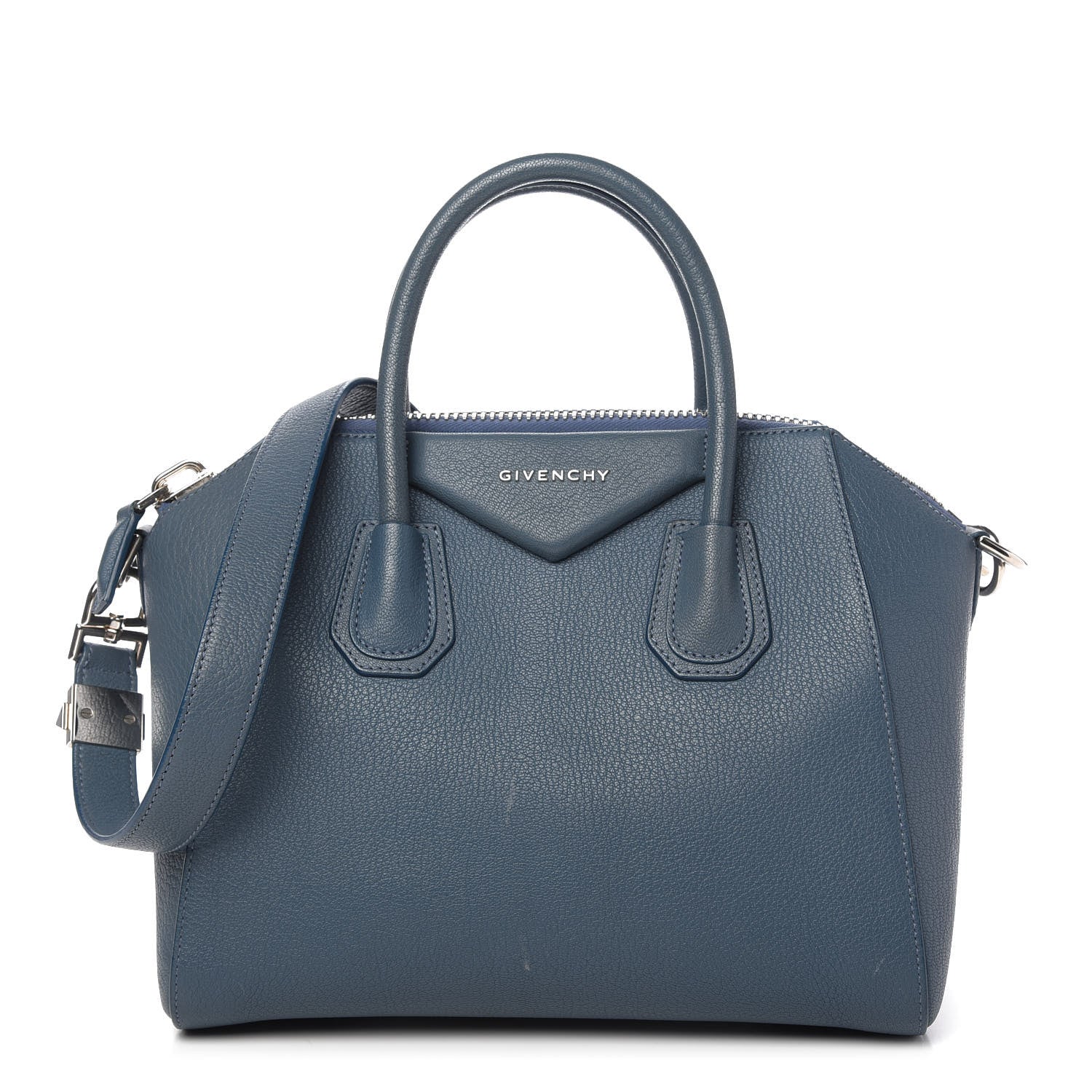 Givenchy Sugar Goatskin Small Antigona Mineral Blue 1 of 10