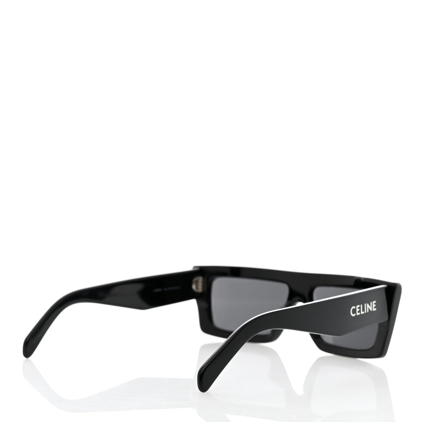 Acetate Monochroms Square Sunglasses CL40214U Black