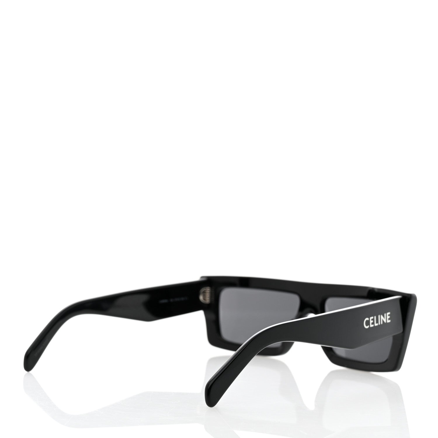 Celine Acetate Monochroms Square Sunglasses CL40214U Black 4 of 7