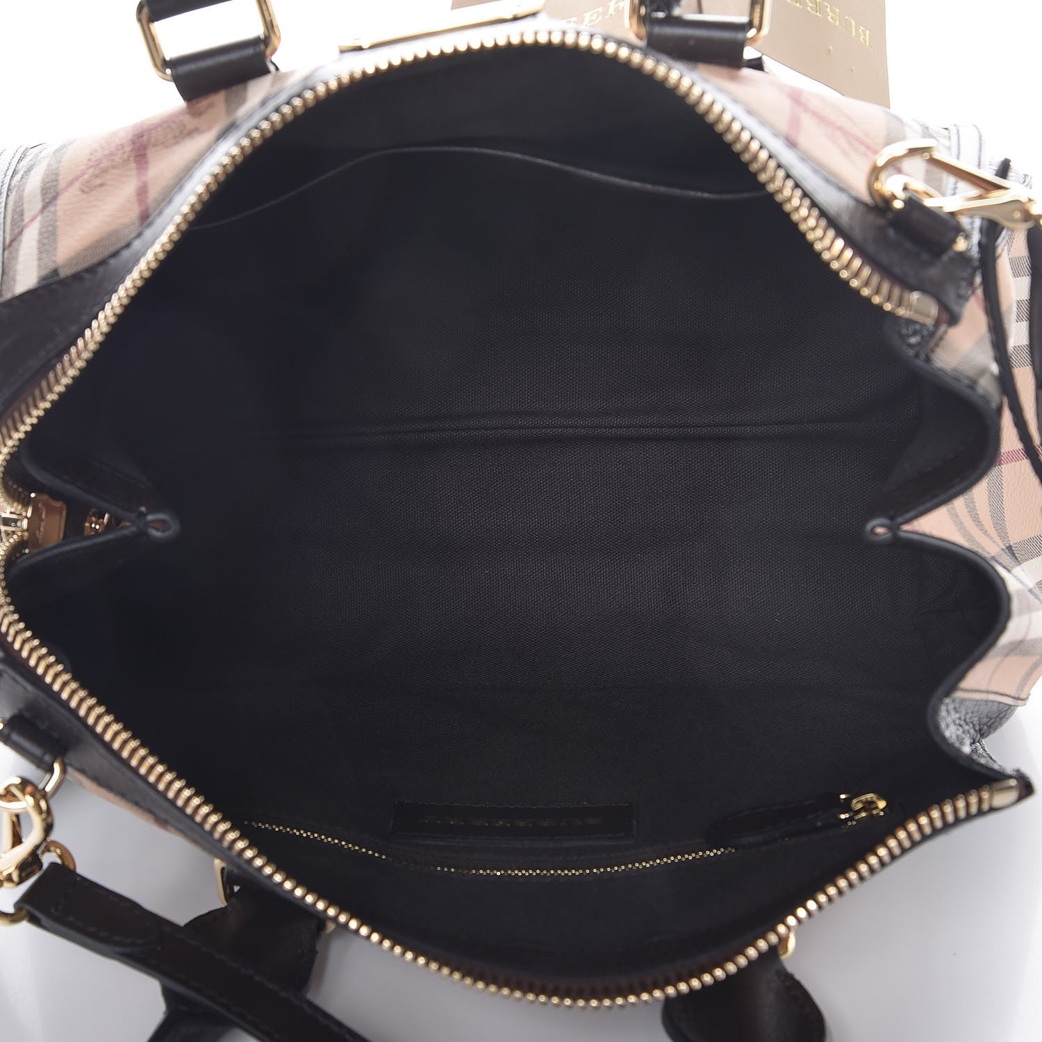 Burberry Haymarket Check Small Gladstone Chocolate 6 of 8