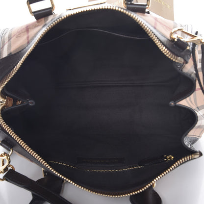 Burberry Haymarket Check Small Gladstone Chocolate 6 of 8
