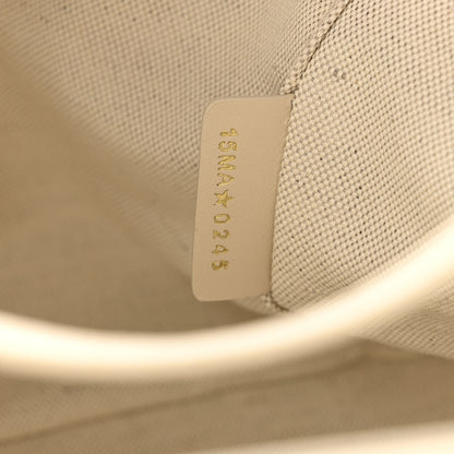 Christian Dior Oblique Calfskin Medium Signature Bucket Bag Beige 10 of 12