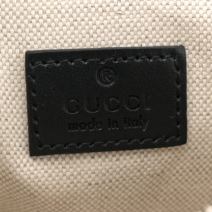 Gucci Calfskin GG Tennis Embossed Belt Bag Black 6 of 10