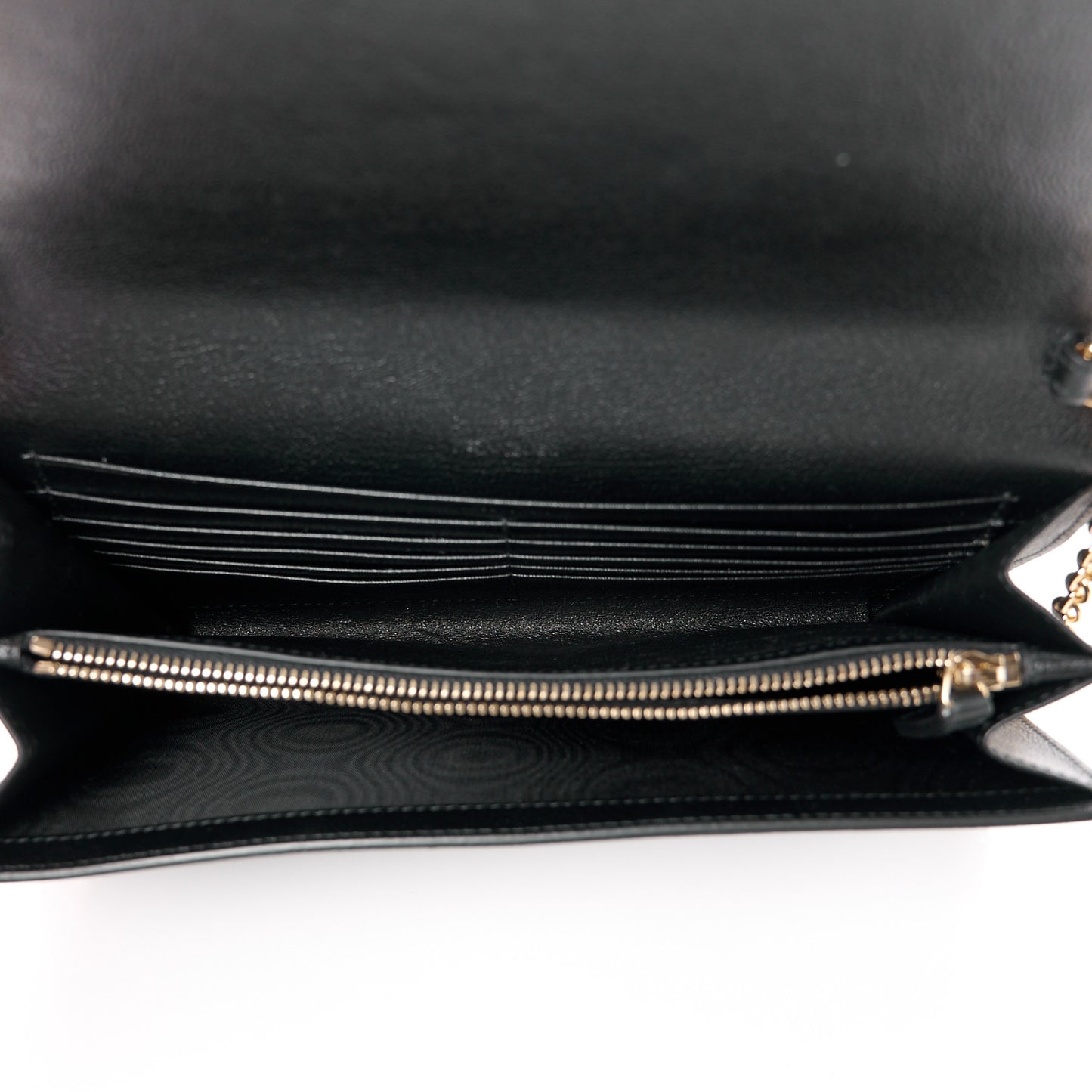 Calfskin Monogram Belle de Jour Chain Clutch Black