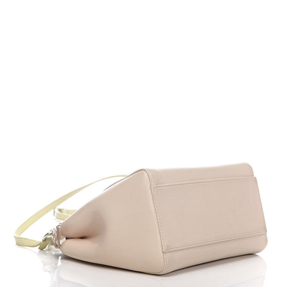 Fendi Nappa Colorblock Mini Peekaboo Iconic Satchel Plaster Banana Grigio Polvere 4 of 11