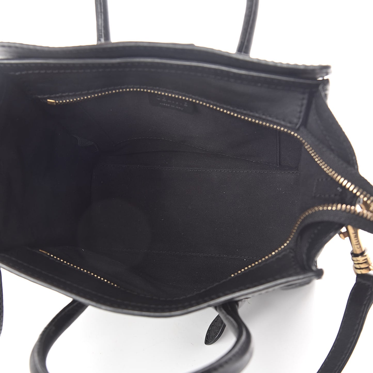 Smooth Calfskin Nano Luggage Black
