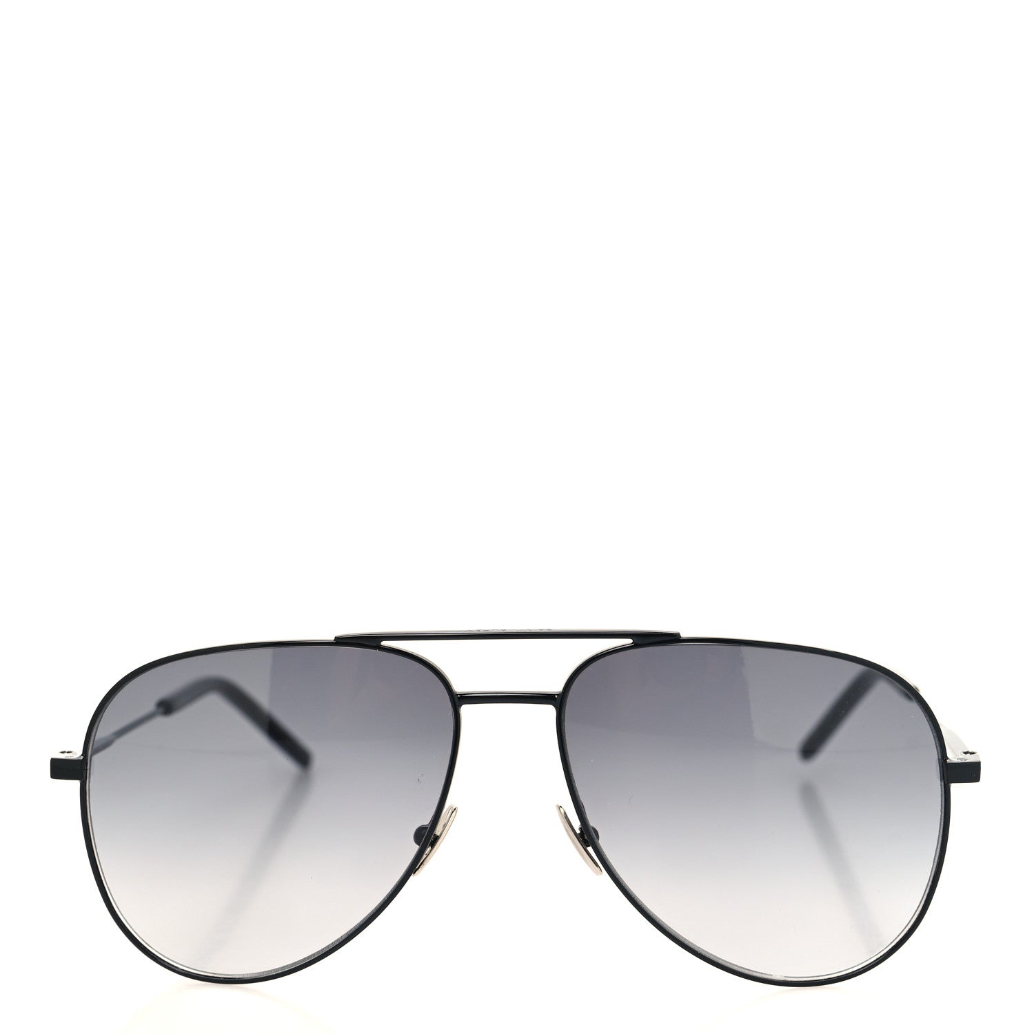 Saint Laurent Metal Aviator Classic 11 Rim Sunglasses Black 2 of 8