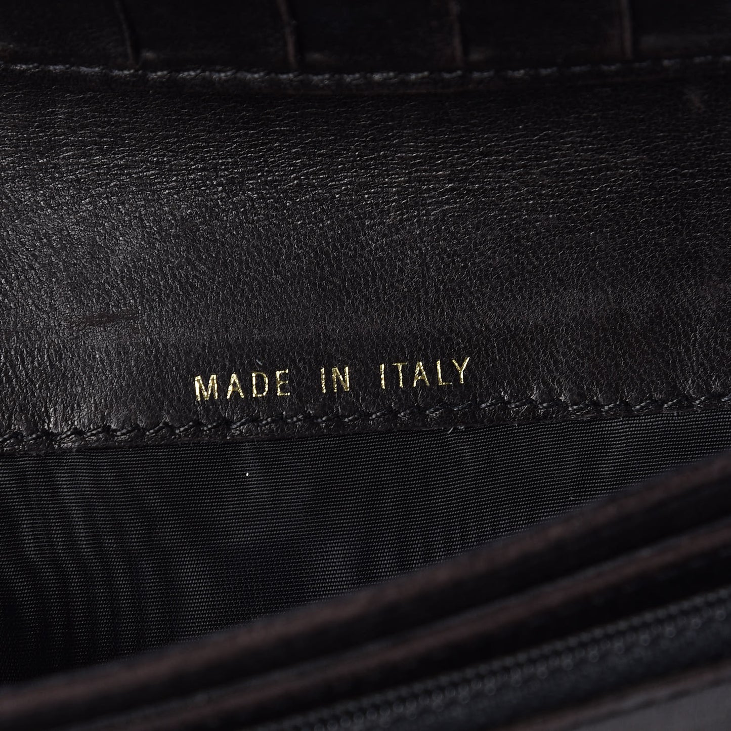 Patent CC Zip Around Wallet Black