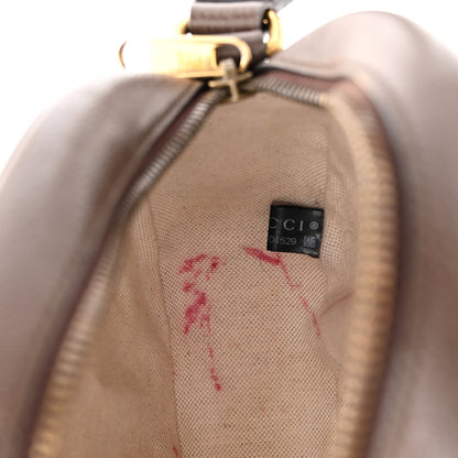 Gucci X ADIDAS Crystal Vintage Monogram Textured Dollar Calfskin Web Trefoil Small Ophidia Round Shoulder Bag Mid Natural Nut Off White New Acero 10 of 10