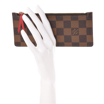 Louis Vuitton Damier Ebene Josephine Wallet Zippered Insert 2 of 8