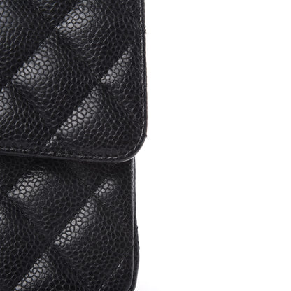 Chanel Caviar Quilted Medium Double Flap Black 9 of 14