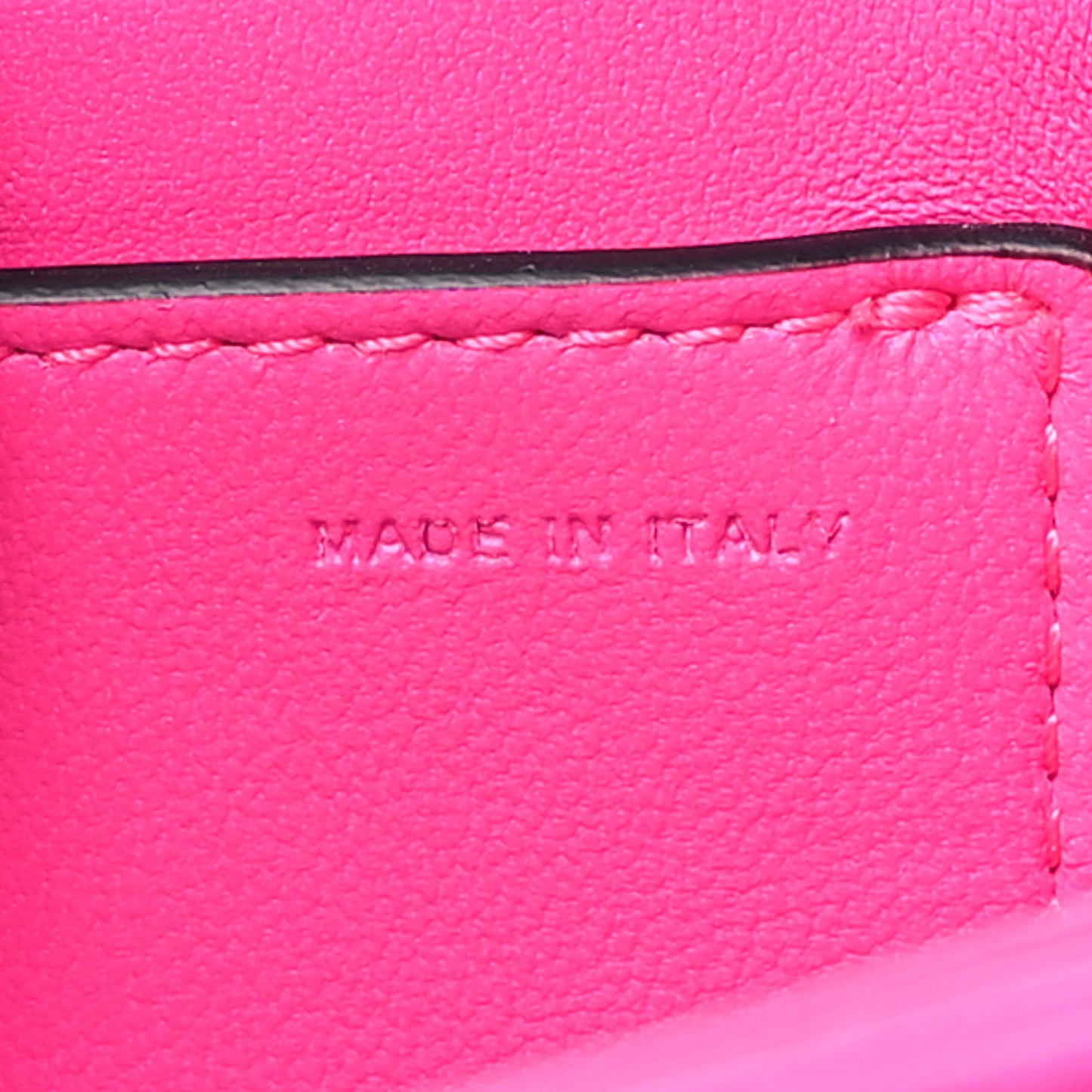 Nappa One Stud Chain Clutch Pink PP
