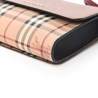Burberry Haymarket Check Small Loxley Crossbody Bright Toffee 7 of 8