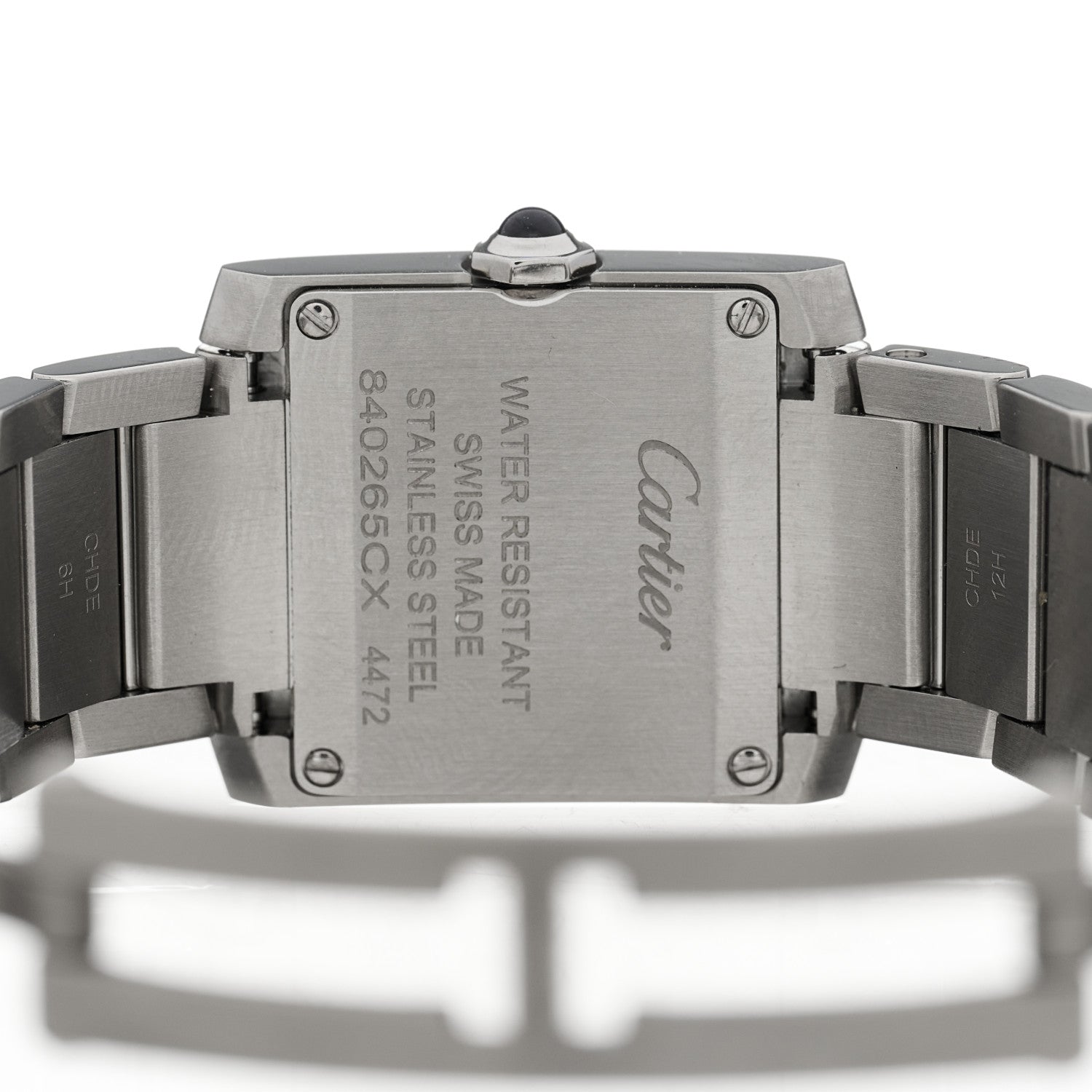 Cartier Stainless Steel 21mm Tank Francaise Quartz Watch Silver 4 of 4
