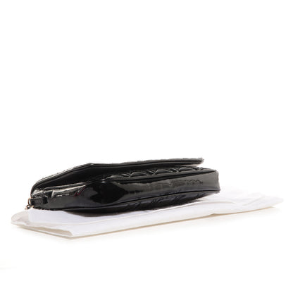 Christian Dior Patent Cannage Lady Dior Evening Clutch Black 4 of 7