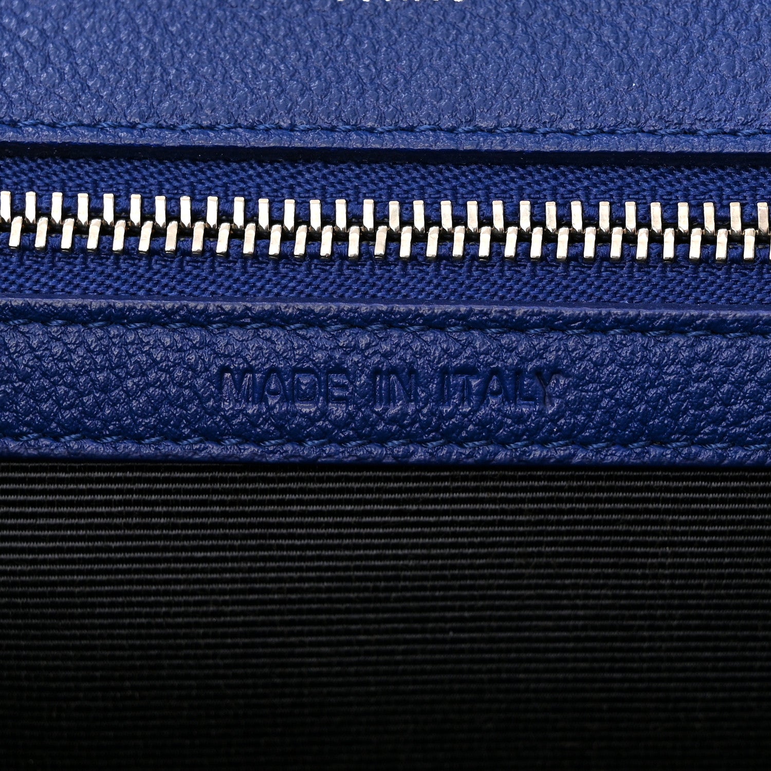 Christian Dior Grained Calfskin Small Diorama Flap Bag Bleu De Minuit 7 of 11