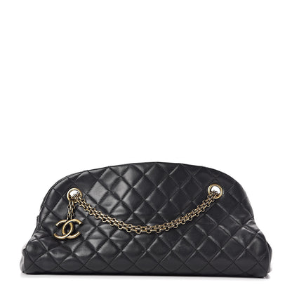 Chanel Lambskin Quilted Medium Just Mademoiselle Black 1 of 10