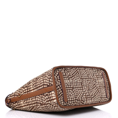 MCM Visetos Medium Liz Reversible Shopper Tote Cognac 10 of 18