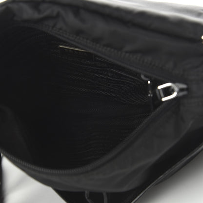 Prada Nylon Vela Messenger Bag Black 5 of 11