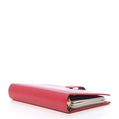 Louis Vuitton Epi Medium Ring Agenda Cover Rouge 3 of 5