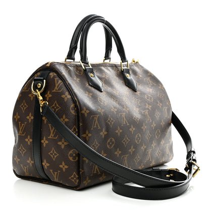 Louis Vuitton Monogram My World Tour Speedy Bandouliere 30 Black 3 of 11