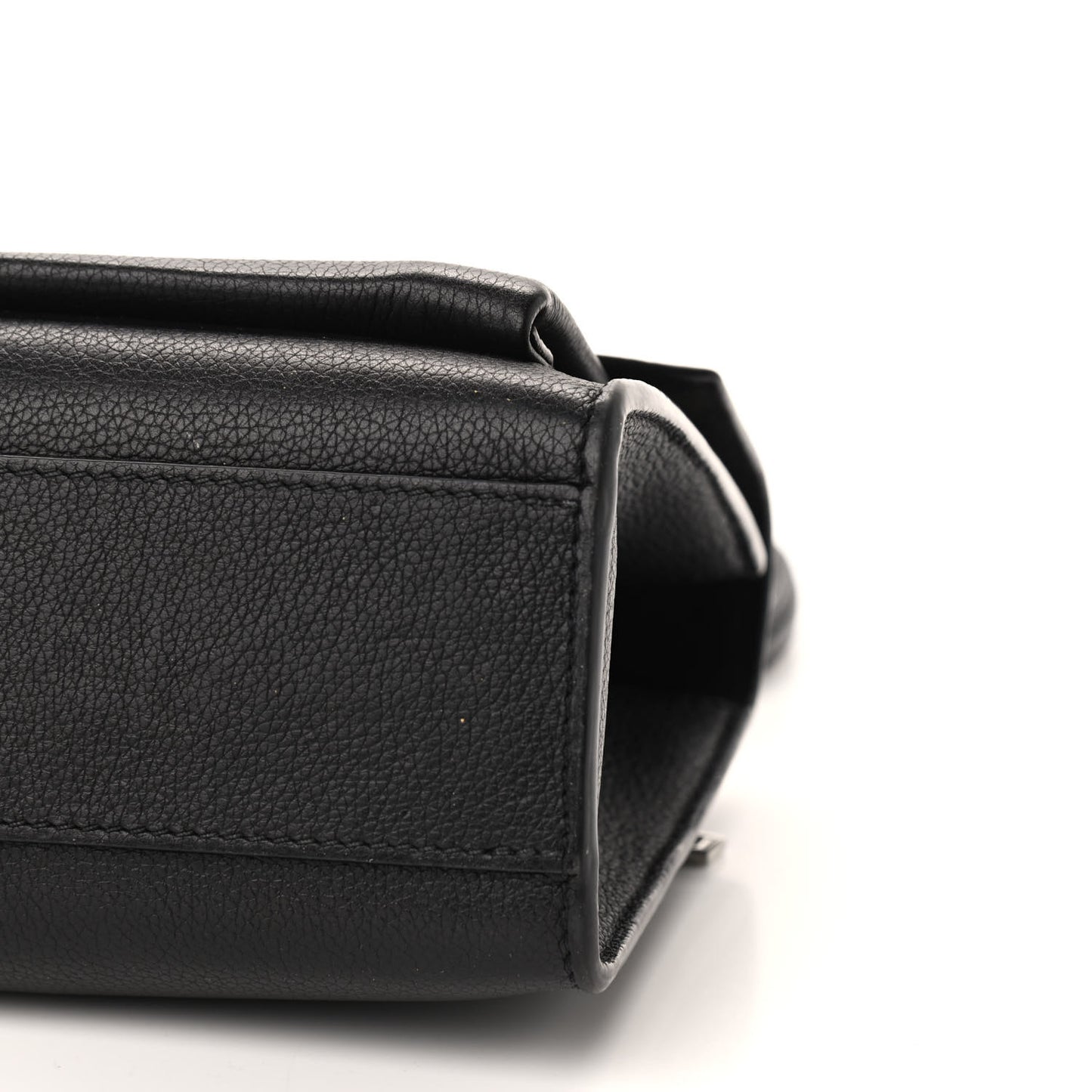 Soft Calfskin My Lockme Chain Bag BB Black