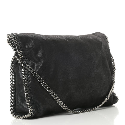 Stella McCartney Shaggy Deer Falabella Fold Over Tote Black 4 of 11