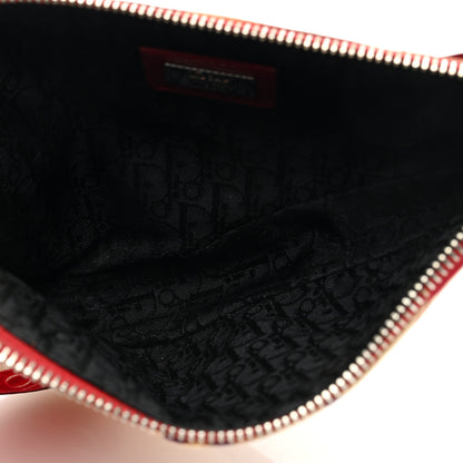 Christian Dior Canvas Le Victim Mini Saddle Pochette Red 5 of 10