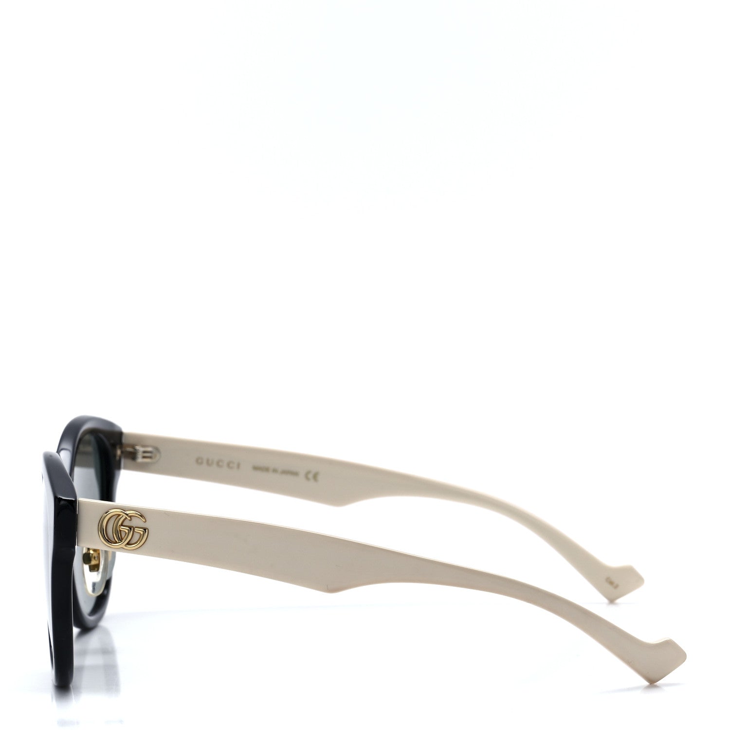 Gucci Acetate Square Frame Sunglasses GG1000SK Black White 3 of 9