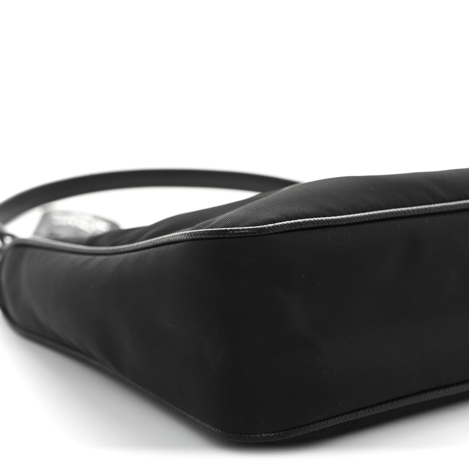 Prada Tessuto Nylon Saffiano Mini Re-Edition 2005 Bag Black