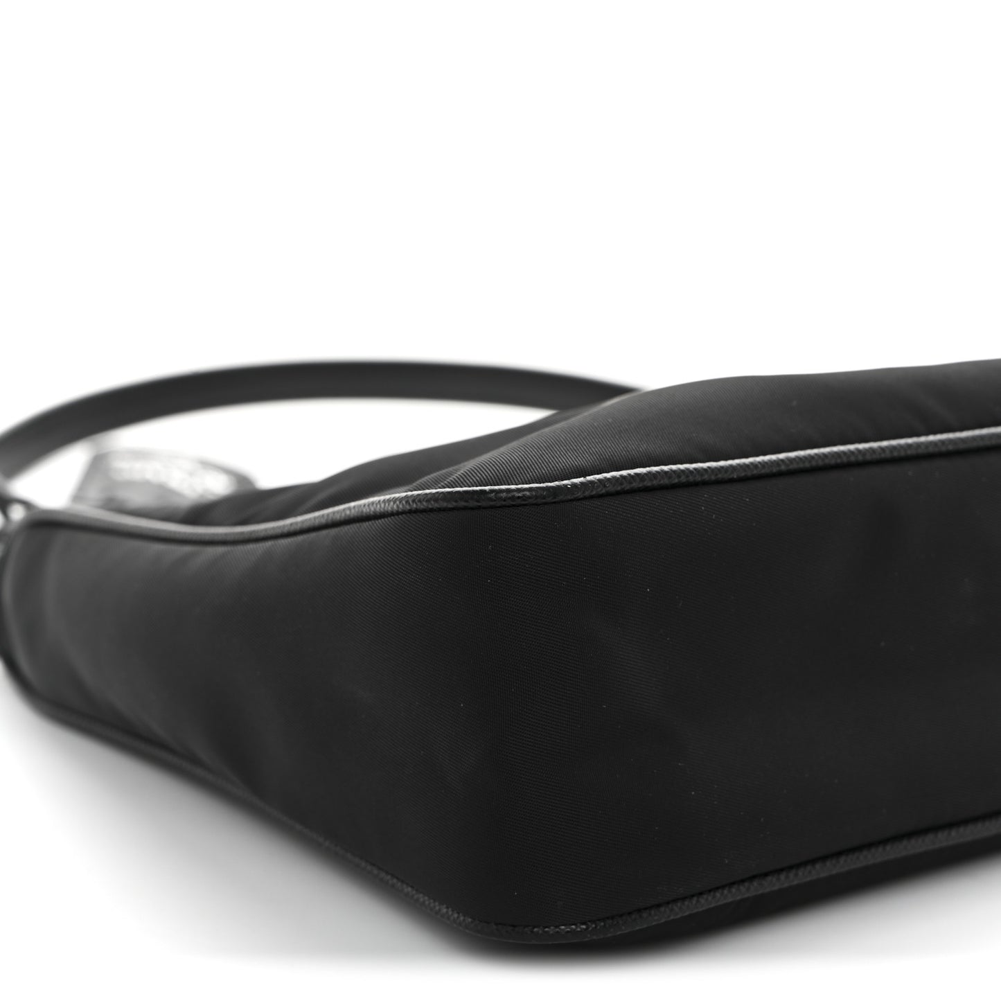 Tessuto Nylon Saffiano Mini Re-Edition 2005 Bag Black